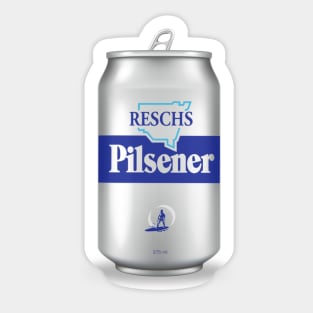 RESCHS PILSENER CAN Sticker